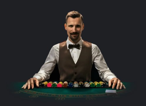 Live casino table broadcast from login 7meter studios